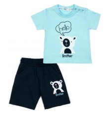 Набір дитячого одягу Breeze HELLO BROTHER (14307-92B-blue)