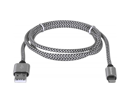 Дата кабель USB 2.0 AM to Lightning 1.0m ACH01-03T PRO White Defender (87809)