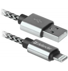 Дата кабель USB 2.0 AM to Lightning 1.0m ACH01-03T PRO White Defender (87809)