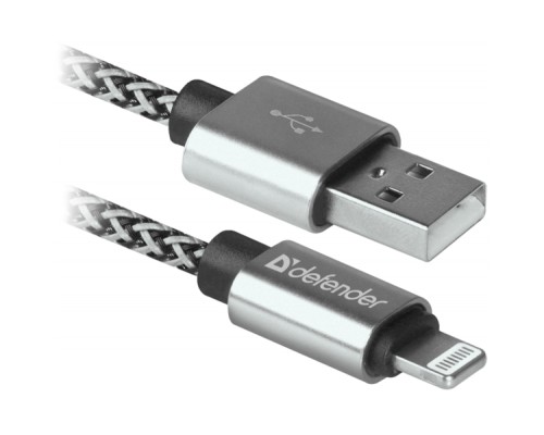 Дата кабель USB 2.0 AM to Lightning 1.0m ACH01-03T PRO White Defender (87809)