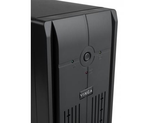Пристрій безперебійного живлення Vinga LED 850VA metal case with USB (VPE-850PRMU)