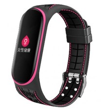 Ремінець до фітнес браслета BeCover Lattice Style для Xiaomi Mi Smart Band 5 Pink (705163)