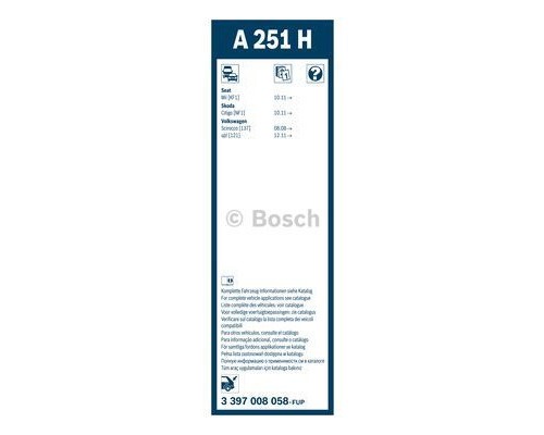 Щітка склоочисника Bosch 3 397 008 058