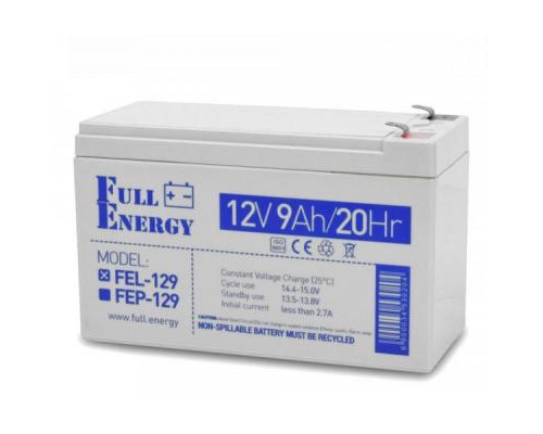 Батарея до ДБЖ Full Energy 12В 9Ач (FEL-129) Батарея до ДБЖ Full Energy 12В 9Ач (FEL-129)