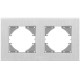 Рамка Videx BINERA сріблястий алюміній 2 пости (VF-BNFRA2H-SL)