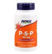 Вітамін Now Foods P-5-P (піридоксальфосфат) 50мг, 90 гелевих капсул (NOW-00461)