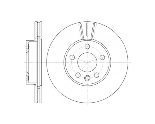 Гальмівний диск REMSA 6496.10