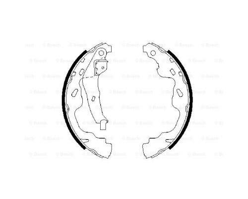 Гальмівні колодки Bosch 0 986 487 665