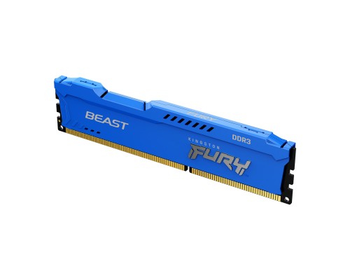 Модуль пам'яті для комп'ютера DDR3 8GB 1600 MHz Fury Beast Blue Kingston Fury (ex.HyperX) (KF316C10B/8)