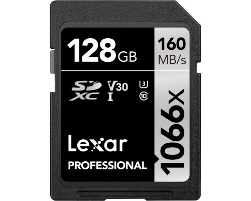 Карта пам'яті Lexar 128GB SDXC class 10 UHS-II V30 U3 1066x (LSD1066128G-BNNNG)