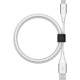 Дата кабель USB 2.0 AM to Type-C 1.0m BRAIDED white Belkin (CAB002BT1MWH)
