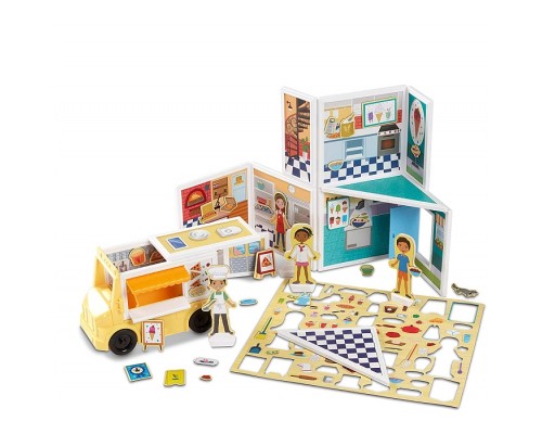 Ігровий набір Melissa&Doug магнітний Магазин піци та морозива (MD30658)