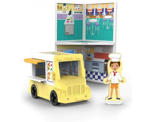 Ігровий набір Melissa&Doug магнітний Магазин піци та морозива (MD30658)