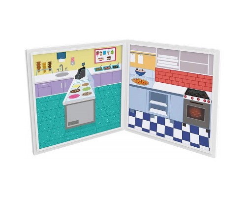 Ігровий набір Melissa&Doug магнітний Магазин піци та морозива (MD30658)