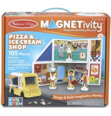 Ігровий набір Melissa&Doug магнітний Магазин піци та морозива (MD30658)