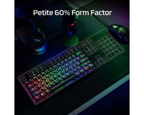 Клавіатура HyperX Alloy Origins 60 Black (4P5N0AA)