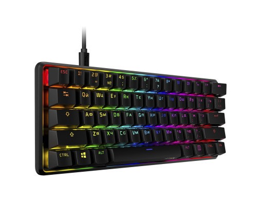 Клавіатура HyperX Alloy Origins 60 Black (4P5N0AA)