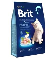 Сухий корм для кішок Brit Premium by Nature Cat Kitten 8 кг (8595602553198)