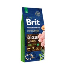 Сухий корм для собак Brit Premium Dog Adult XL 15 кг (8595602526529)