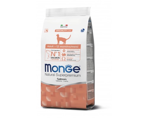 Сухий корм для кішок Monge Cat Adult з лососем 400 г (8009470005487)