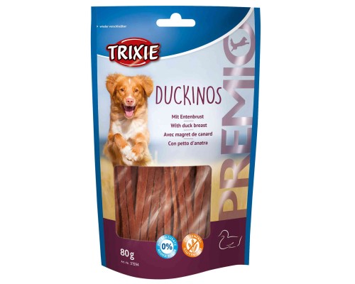 Ласощі для собак Trixie Premio Duckinos качка 80 г (4011905315942)