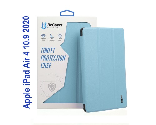 Чохол до планшета BeCover Soft Edge Pencil mount Apple iPad Air 4 10.9 2020/2021 Light Blue (706821)