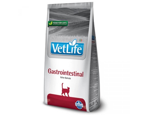 Сухий корм для кішок Farmina Vet Life Gastrointestinal при захворюванні ШКТ 400 г (8010276025197)