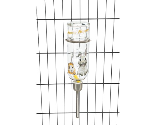 Поїлка для гризунів Trixie Honey & Hopper 250 мл (скло) (4011905604466)