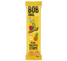 Цукерка Bob Snail Равлик Боб Груша Ананас страйп, 14 г (4820206080912)