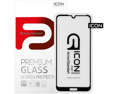 Скло захисне Armorstandart Icon Huawei Y6 2019 Black (ARM55986-GIC-BK)