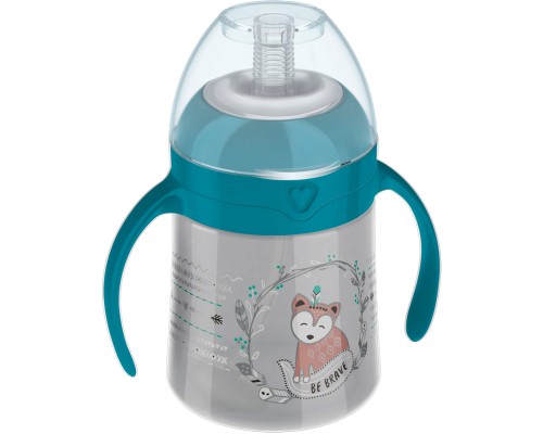 Поїльник-непроливайка Lovi Indian Summer з трубочкою та обтяжувачем 150 мл (35/362)