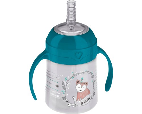 Поїльник-непроливайка Lovi Indian Summer з трубочкою та обтяжувачем 150 мл (35/362)