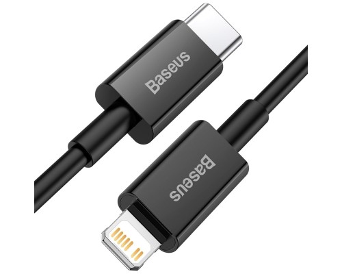 Дата кабель USB-C to Lightning 1.0m 20W Superior Series Black Baseus (CATLYS-A01)