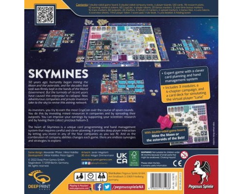 Настільна гра 18+ Pegasus Spiele Небесні шахти (Skymines) англійська (PS103)