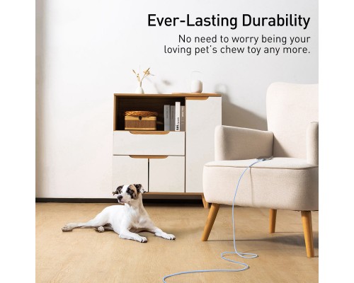 Дата кабель USB 2.0 AM to Lightning 1.2m 2.4A Jelly Liquid Silica Gel Blue Baseus (CAGD000003)