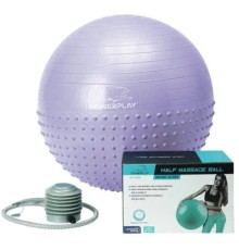 М'яч для фітнесу PowerPlay 4003 75см Блакитний + помпа (PP_4003_75_Sky_Blue)