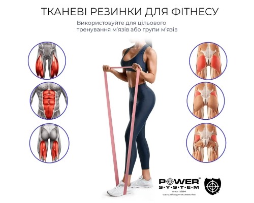Еспандер Power System PS-4129 Booty Band Set Long набір 3 шт (4129MX-9) Еспандер Power System PS-4129 Booty Band Set Long набір 3 шт (4129MX-9)