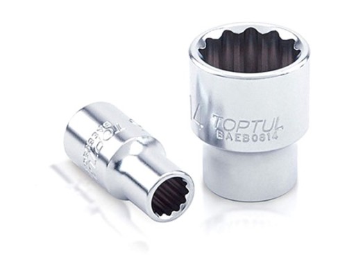 Головка торцева Toptul 12-гранна 1/4