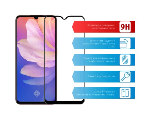 Скло захисне ACCLAB Full Glue VIVO Y15/Y17/Y3 (1283126508974)