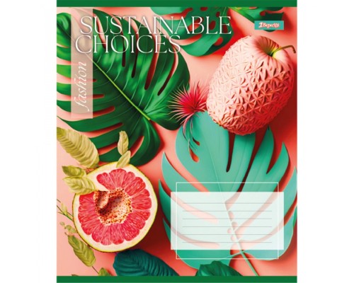 Зошит 1 вересня А5 Sustainable choices 60 аркушів, клітинка (766741)