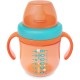 Поїльник-непроливайка Baboo із силіконовим носиком, 200 мл, 6+ міс (Sea Life / помаранчева) (8-130)