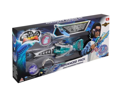 Дзига Auldey Infinity Nado VI серія Advanced Pack Gold Warrior Phoenix Золотий Воїн Фенікс (EU654133)