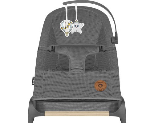 Крісло-гойдалка Lionelo шезлонг June air grey graphite (LO-JUNE AIR GREY GRAPHITE)