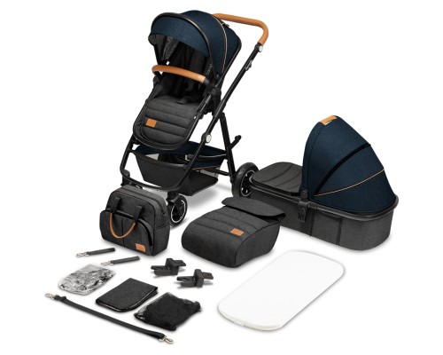 Коляска Lionelo 2 в 1 Amber Blue Navy (LO-AMBER BLUE NAVY (2in1))