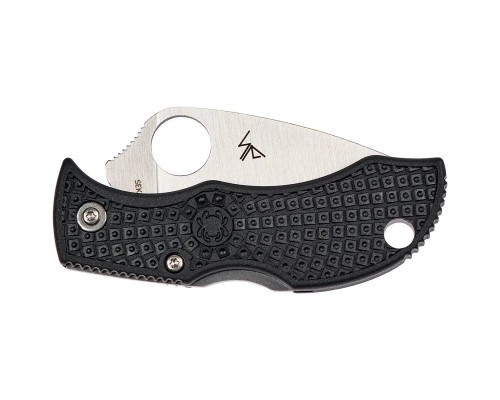 Ніж Spyderco Manbug Lightweight Leaf Serrated Black (MBKLFS)