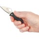 Ніж Spyderco Manbug Lightweight Leaf Serrated Black (MBKLFS)