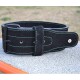Атлетичний пояс MadMax MFB-301 Suede Single Prong шкіряний Black/Green XXL (MFB-301_XXL)