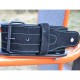 Атлетичний пояс MadMax MFB-301 Suede Single Prong шкіряний Black/Green XXL (MFB-301_XXL)