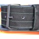 Атлетичний пояс MadMax MFB-301 Suede Single Prong шкіряний Black/Green XXL (MFB-301_XXL)
