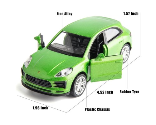 Машина Uni-Fortune PORSCHE MACAN S 2019 зелений (554049) Машина Uni-Fortune PORSCHE MACAN S 2019 зелений (554049)